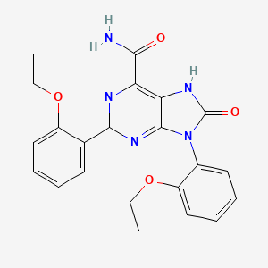 2,9-bis(2-ethoxyphenyl)-8-oxo-8,9-dihydro-7H-purine-6-carboxamide