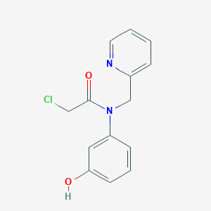 2-Chloro-N-(3-hydroxyphenyl)-N-(pyridin-2-ylmethyl)acetamide