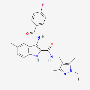 N-(sec-butyl)-1-{3-[(methylsulfonyl)amino]benzoyl}prolinamide