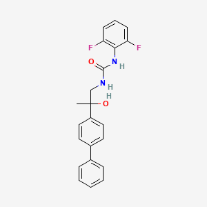1-(2-([1,1'-Biphenyl]-4-yl)-2-hydroxypropyl)-3-(2,6-difluorophenyl)urea