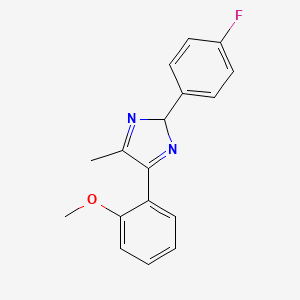 2-(4-fluorophenyl)-4-(2-methoxyphenyl)-5-methyl-2H-imidazole