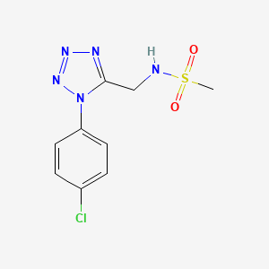 N-((1-(4-chlorophenyl)-1H-tetrazol-5-yl)methyl)methanesulfonamide