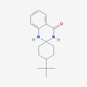 molecular formula C17H24N2O B2841645 4'-Tert-butylspiro[1,3-dihydroquinazoline-2,1'-cyclohexane]-4-one CAS No. 1022600-91-4