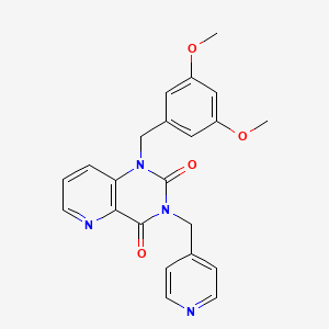 1-(3,5-dimethoxybenzyl)-3-(pyridin-4-ylmethyl)pyrido[3,2-d]pyrimidine-2,4(1H,3H)-dione