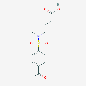 4-(N-methyl4-acetylbenzenesulfonamido)butanoic acid