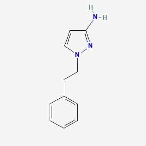 molecular formula C11H13N3 B2841695 1-(2-Phenylethyl)-1H-pyrazol-3-amine CAS No. 876343-25-8