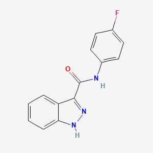 N-(4-fluorophenyl)-1H-indazole-3-carboxamide
