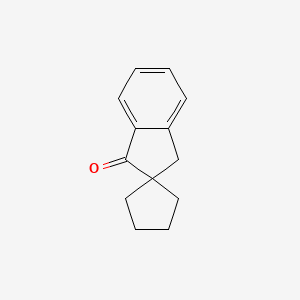 molecular formula C13H14O B2841720 Spiro[3H-indene-2,1'-cyclopentane]-1-one CAS No. 96117-69-0