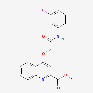 N-(3-bromophenyl)-2-[6-(4-methoxyphenyl)imidazo[2,1-b][1,3]thiazol-3-yl]acetamide