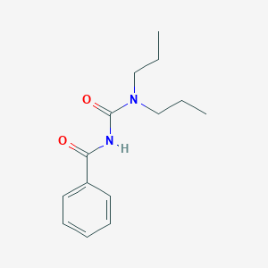 molecular formula C14H20N2O2 B284176 N'-benzoyl-N,N-dipropylurea 