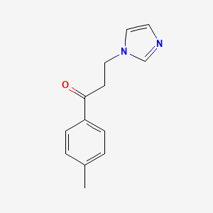 molecular formula C13H14N2O B2841765 3-(1H-咪唑-1-基)-1-(4-甲基苯基)丙酮 CAS No. 405213-06-1