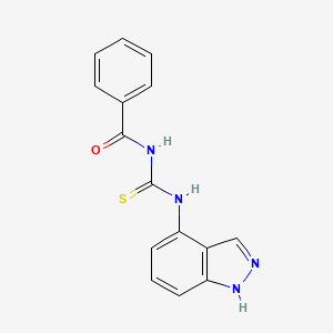 N-(1H-indazol-4-ylcarbamothioyl)benzamide