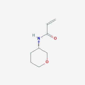 molecular formula C8H13NO2 B2841811 N-[(3S)-Oxan-3-yl]prop-2-enamide CAS No. 2223102-78-9