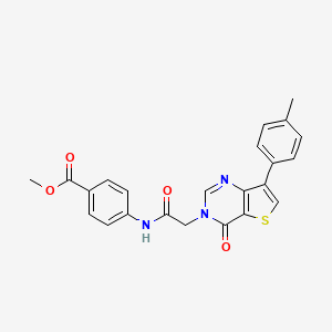 methyl 4-({[7-(4-methylphenyl)-4-oxothieno[3,2-d]pyrimidin-3(4H)-yl]acetyl}amino)benzoate