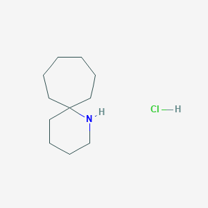 molecular formula C11H22ClN B2841887 1-Azaspiro[5.6]dodecane hydrochloride CAS No. 2172525-88-9