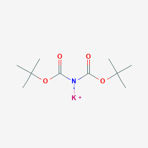 molecular formula C10H18KNO4 B2841892 Potassium Bis(Boc)amide CAS No. 89004-82-0