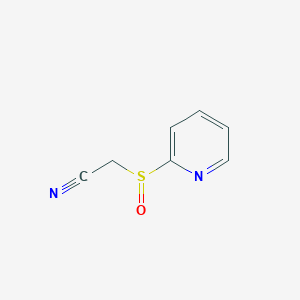 molecular formula C7H6N2OS B2841894 2-Pyridin-2-ylsulfinylacetonitrile CAS No. 957957-33-4