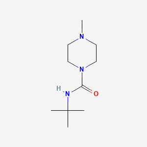 molecular formula C10H21N3O B2841903 N-(Tert-butyl)(4-methylpiperazinyl)formamide CAS No. 196206-45-8