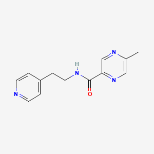 5-methyl-N-(2-(pyridin-4-yl)ethyl)pyrazine-2-carboxamide