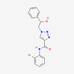 N-(2-bromophenyl)-1-(2-hydroxy-2-phenylethyl)-1H-1,2,3-triazole-4-carboxamide