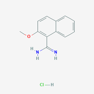 2-Methoxy-naphthalene-1-carboxamidine hydrochloride