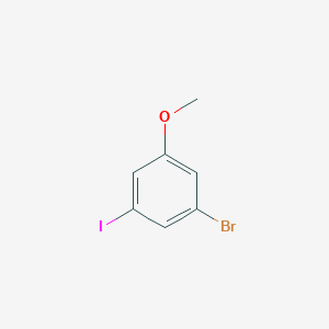 molecular formula C7H6BrIO B2841993 1-bromo-3-iodo-5-methoxybenzene CAS No. 915412-18-9