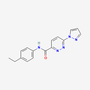 N-(4-ethylphenyl)-6-(1H-pyrazol-1-yl)pyridazine-3-carboxamide