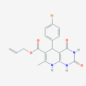 Allyl 5-(4-bromophenyl)-7-methyl-2,4-dioxo-1,2,3,4,5,8-hexahydropyrido[2,3-d]pyrimidine-6-carboxylate