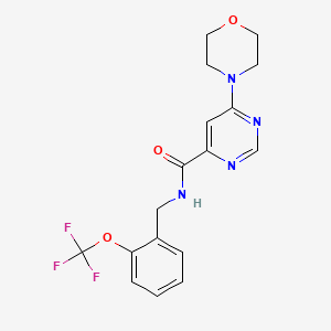 6-morpholino-N-(2-(trifluoromethoxy)benzyl)pyrimidine-4-carboxamide