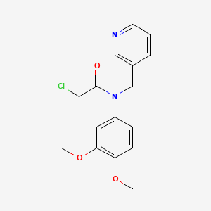 2-Chloro-N-(3,4-dimethoxyphenyl)-N-(pyridin-3-ylmethyl)acetamide