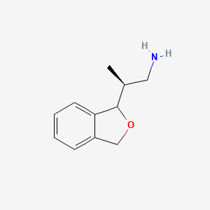 molecular formula C11H15NO B2842054 (2S)-2-(1,3-Dihydro-2-benzofuran-1-yl)propan-1-amine CAS No. 2248216-07-9