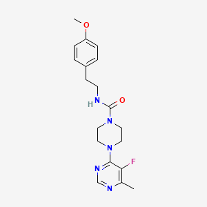 4-(5-Fluoro-6-methylpyrimidin-4-yl)-N-[2-(4-methoxyphenyl)ethyl]piperazine-1-carboxamide