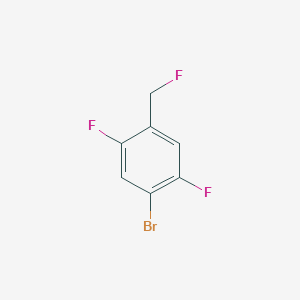 1-Bromo-2,5-difluoro-4-(fluoromethyl)benzene