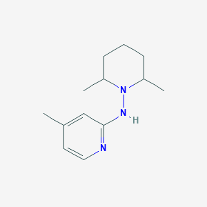 molecular formula C13H21N3 B2842087 N-(2,6-Dimethylpiperidin-1-yl)-4-methylpyridin-2-amine CAS No. 1260761-17-8