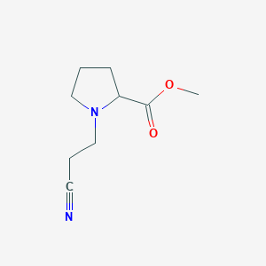 Methyl 1-(2-cyanoethyl)pyrrolidine-2-carboxylate