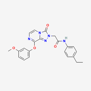 N-(4-ethylphenyl)-2-(8-(3-methoxyphenoxy)-3-oxo-[1,2,4]triazolo[4,3-a]pyrazin-2(3H)-yl)acetamide