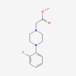 Methyl 2-[4-(2-fluorophenyl)piperazin-1-yl]acetate