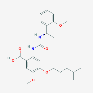 molecular formula C24H32N2O6 B2842124 Complement C5-IN-1 