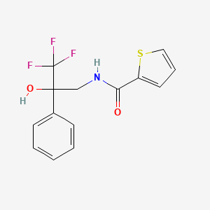 N-(3,3,3-trifluoro-2-hydroxy-2-phenylpropyl)thiophene-2-carboxamide