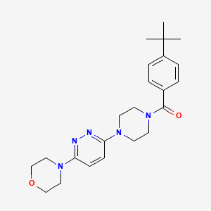 (4-(Tert-butyl)phenyl)(4-(6-morpholinopyridazin-3-yl)piperazin-1-yl)methanone