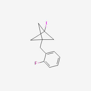 1-[(2-Fluorophenyl)methyl]-3-iodobicyclo[1.1.1]pentane