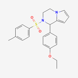 1-(4-Ethoxyphenyl)-2-tosyl-1,2,3,4-tetrahydropyrrolo[1,2-a]pyrazine