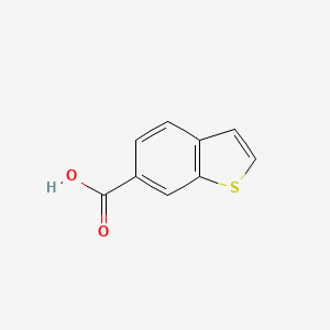 molecular formula C9H6O2S B2842307 苯并[b]噻吩-6-羧酸 CAS No. 6179-26-6