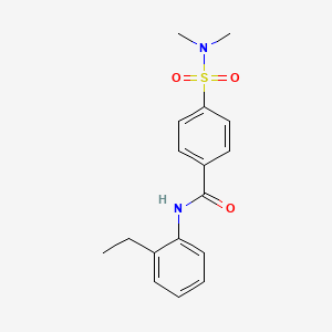 4-(dimethylsulfamoyl)-N-(2-ethylphenyl)benzamide
