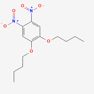 molecular formula C14H20N2O6 B2842314 1,2-二丁氧基-4,5-二硝基苯 CAS No. 20367-37-7