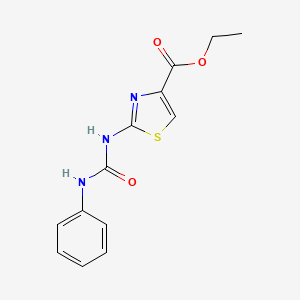 Ethyl 2-(3-phenylureido)thiazole-4-carboxylate