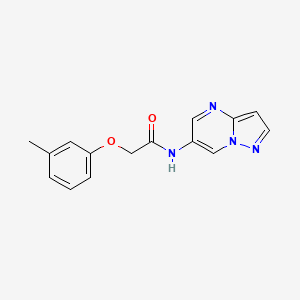 N-(pyrazolo[1,5-a]pyrimidin-6-yl)-2-(m-tolyloxy)acetamide
