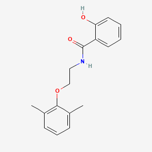 molecular formula C17H19NO3 B2842535 N-[2-(2,6-二甲基苯氧基)乙基]-2-羟基苯甲酰胺 CAS No. 341019-05-4