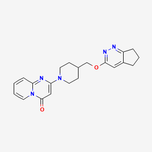 2-[4-(6,7-Dihydro-5H-cyclopenta[c]pyridazin-3-yloxymethyl)piperidin-1-yl]pyrido[1,2-a]pyrimidin-4-one