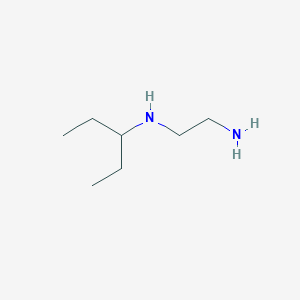 molecular formula C7H18N2 B2842564 (2-Aminoethyl)(pentan-3-yl)amine CAS No. 129394-14-5